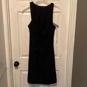 Halston Heritage evening collection black dress